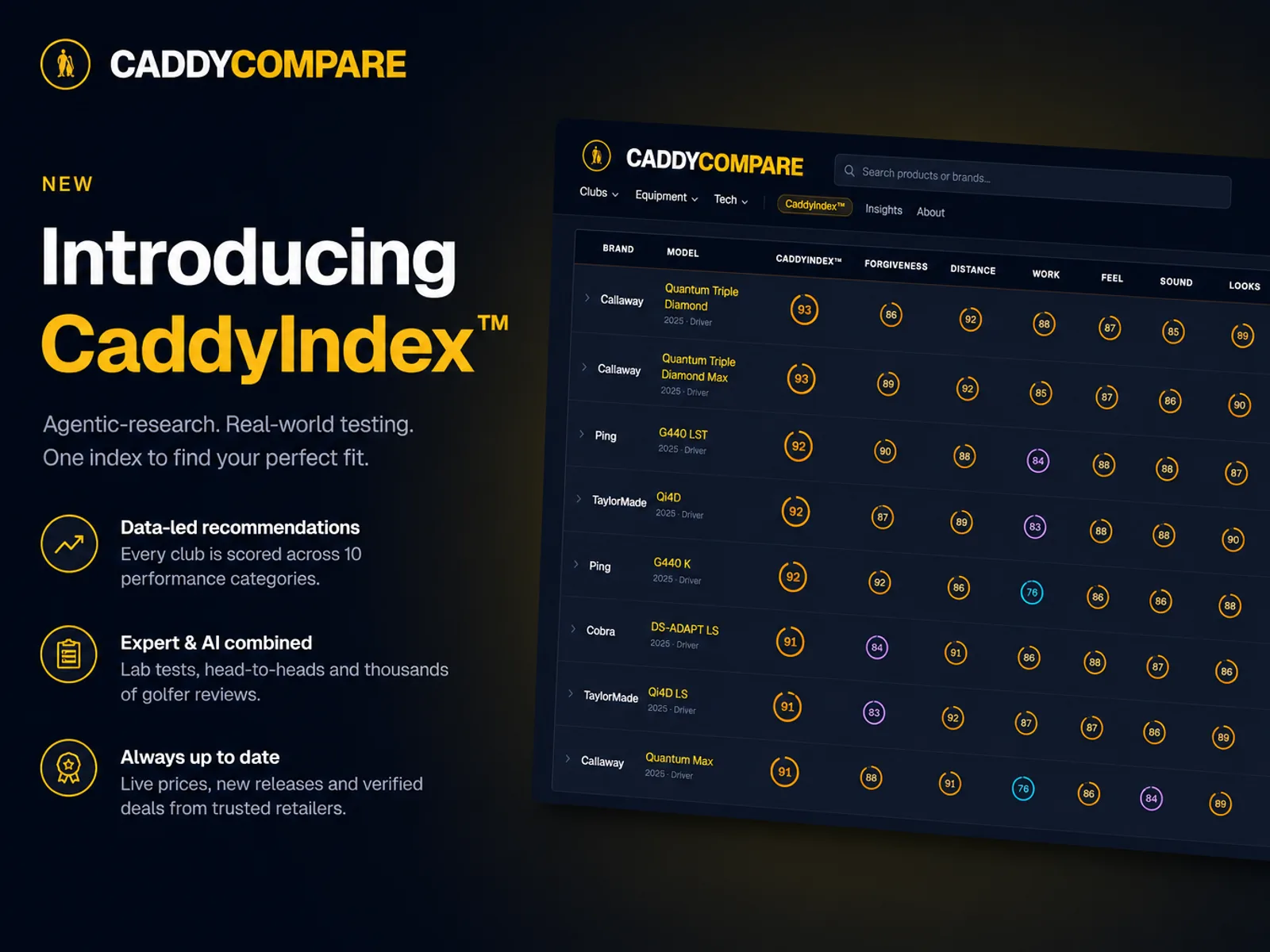 Introducing CaddyIndex™